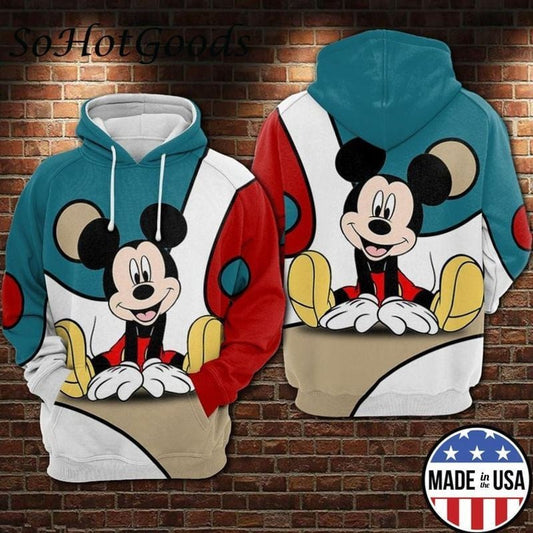 Mickey Disney Full Over Printing 3d Hoodie 293 Moonbestprint