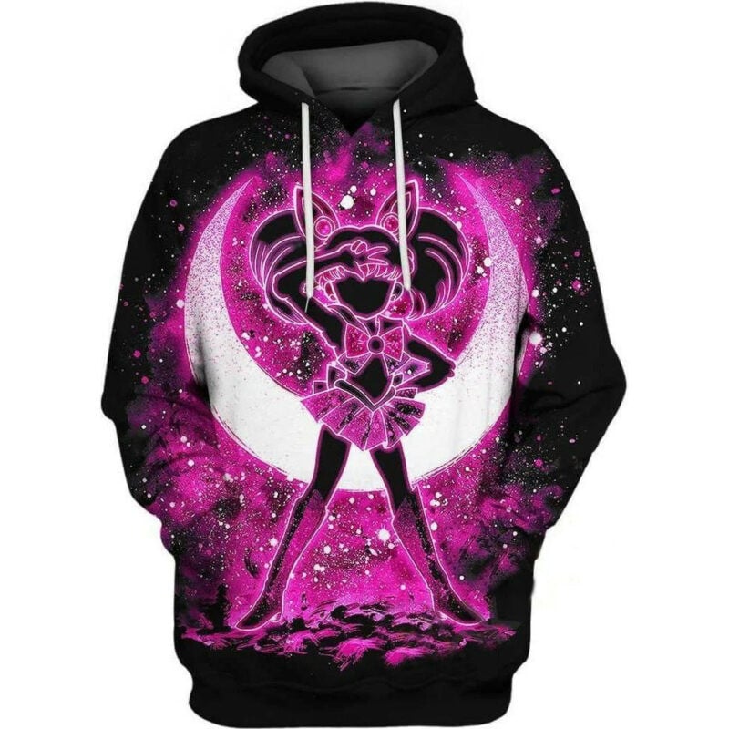Sailor Moon Child Galaxy Over Print 3d Hoodie Zip Hoodie Moonbestprint