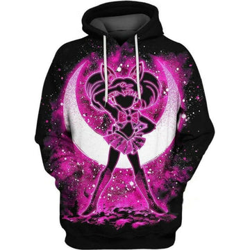 Sailor Moon Child Galaxy Over Print 3d Hoodie Zip Hoodie Moonbestprint