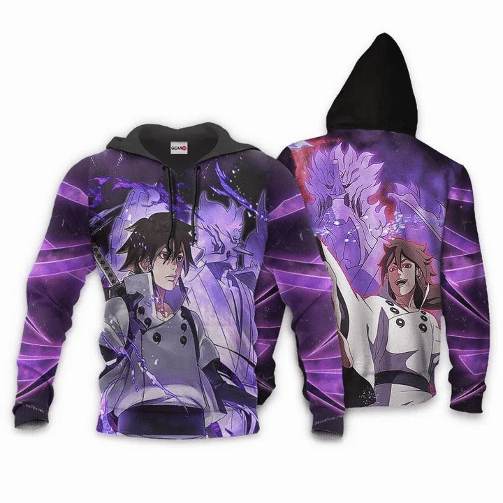 Indra Otsutsuki And Susanoo Anime Manga Naruto For Men And Women 3d Hoodie Zip Hoodie Moonbestprint