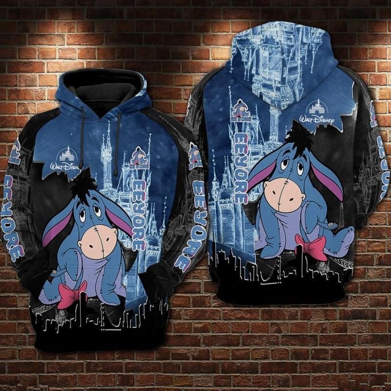 Eeyore The Mini Adventures Of Winnie The Pooh Disney 3d Hoodie Zip Hoodie 700 Moonbestprint