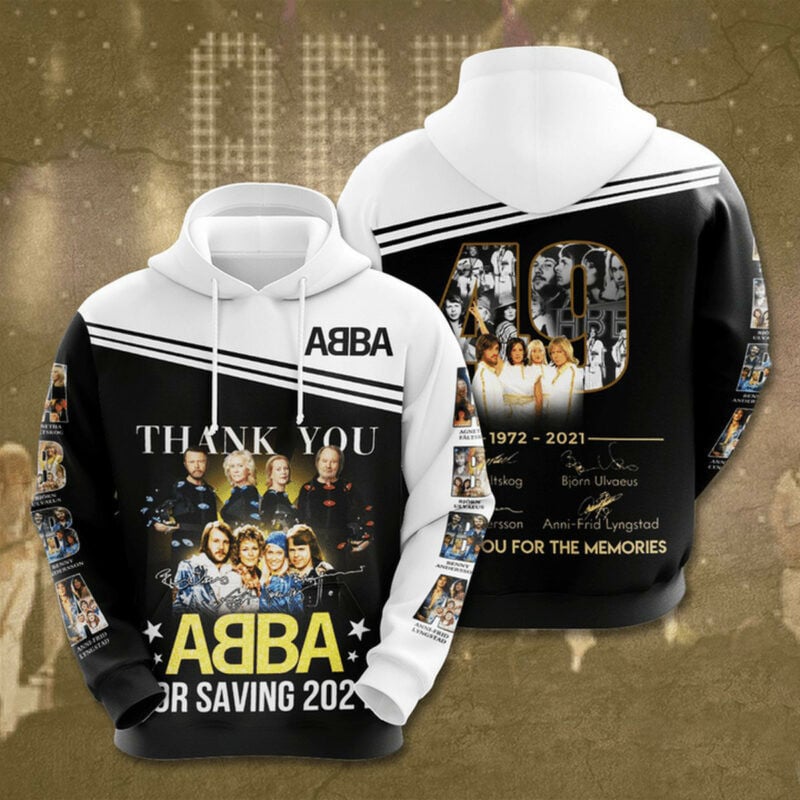 Thank You Abba For Saving 2021 3d Hoodie Moonbestprint