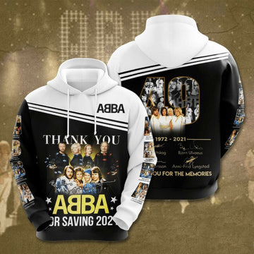 Thank You Abba For Saving 2021 3d Hoodie Moonbestprint