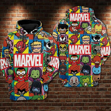 Marvel Cartoon 3d Hoodie Zip Hoodie Moonbestprint