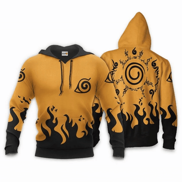 Naruto Kurama Seal Naruto Symbol Anime Manga For Men And Women 3d Hoodie Zip Hoodie Moonbestprint