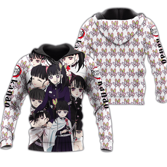 Kanao Tsuyuri Anime Manga Demon Slayers Kimetsu No Yaiba For Men And Women 3d Hoodie Zip Hoodie Moonbestprint