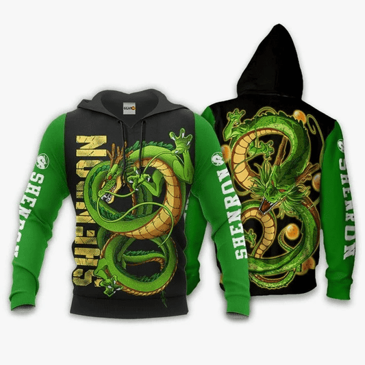 Shenron Dragon Ball Anime Manga For Men And Women 3d Hoodie Zip Hoodie Moonbestprint
