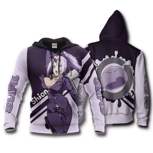 Slime Shion Tensura Anime Manga For Men And Women 3d Hoodie Zip Hoodie Moonbestprint