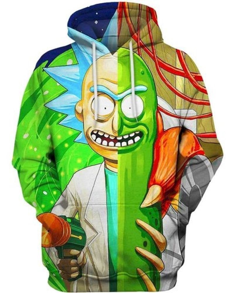 Mad Scientist Rick And Morty 3d T Shirt Sweatshirt Zip Hoodie Bomber 932 Moonbestprint