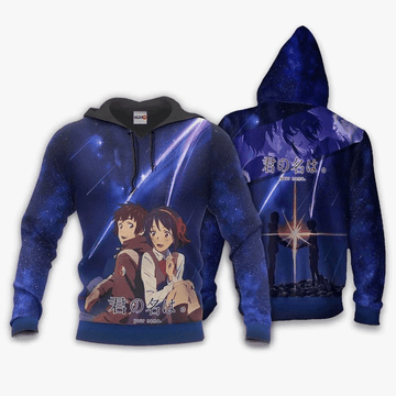 Tachibana Taki And Miyamizu Mitsuha Anime Manga Your Name Kimi No Na Wa 1 For Men And Women 3d Hoodie Zip Hoodie Moonbestprint