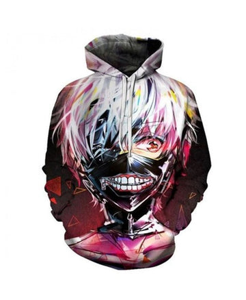 Kaneki Ken Tokyo Ghoul 3d Hoodie Moonbestprint