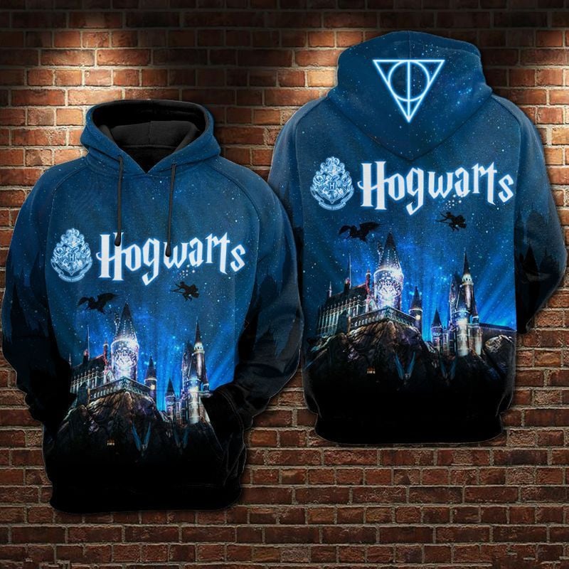 Hogwarts School Of Witchcraft And Wizardry Over Print 3d Hoodie Zip Hoodie Moonbestprint