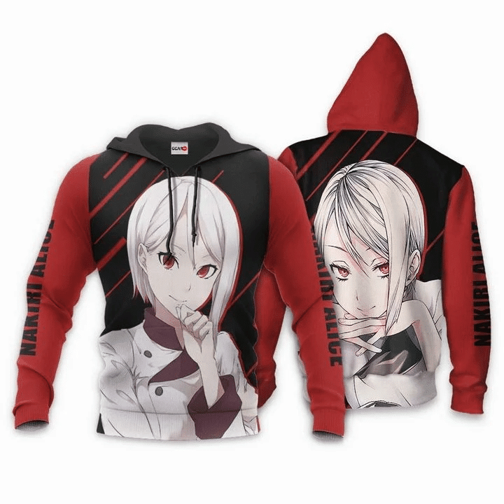 Food Wars Nakiri Alice Shokugeki No Soma Anime Manga For Men And Women 3d Hoodie Zip Hoodie Moonbestprint