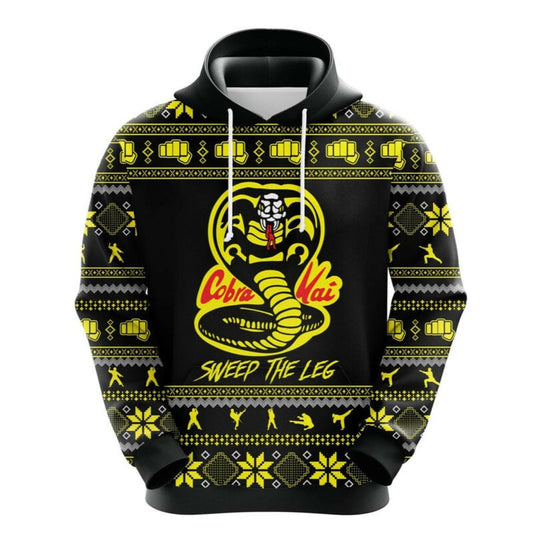 Cobra Kai Christmas Cute Noel Mc Ugly Hoodie 3d Moonbestprint