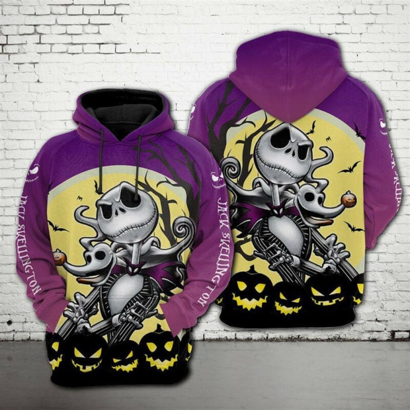 Jack Skellington Hoodie 01 Moonbestprint