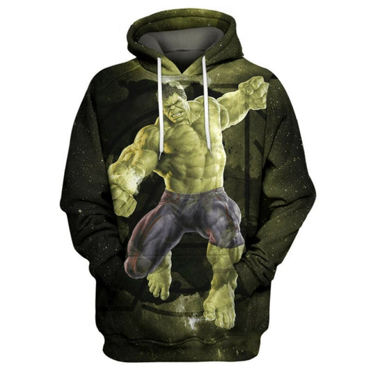 Marvel The Incredible Hulk Galaxy Hoodie Zip Hoodie Moonbestprint