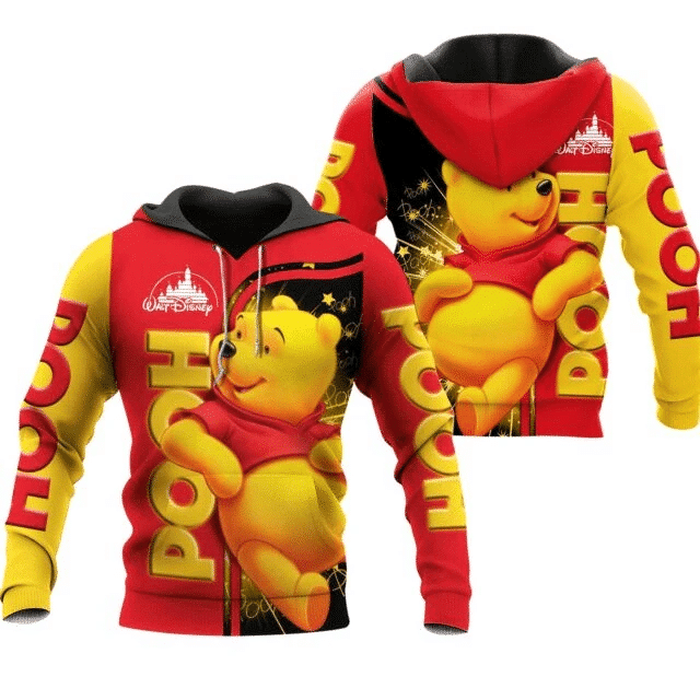Pooh Cute 3d T Shirt Sweatshirt Zip Hoodie Bomber 804 Moonbestprint