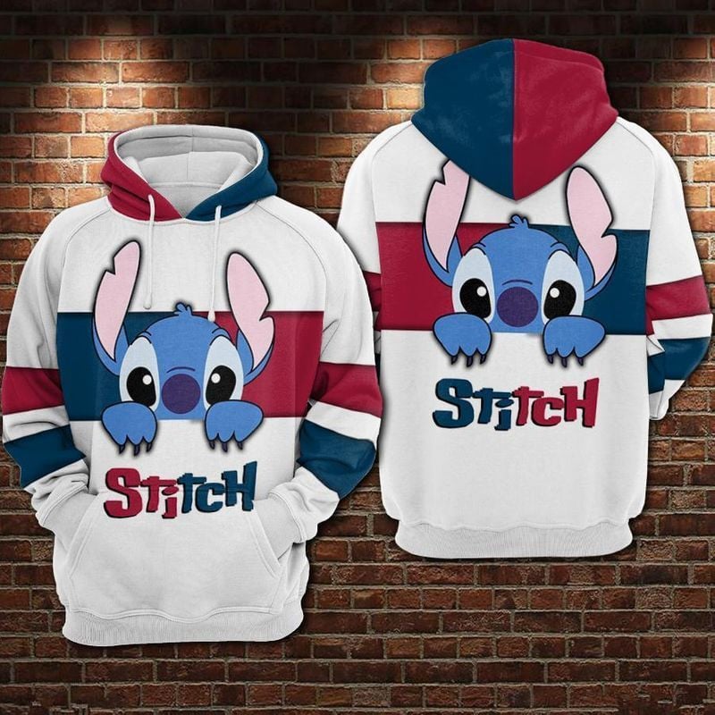 Stitch Lilo Over Print 3d Hoodie Zip Hoodie 1176 Moonbestprint