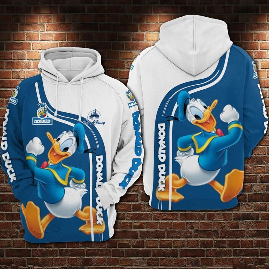 Donald Duck Movies Disney Over Print 3d Hoodie Zip Hoodie 71 Moonbestprint