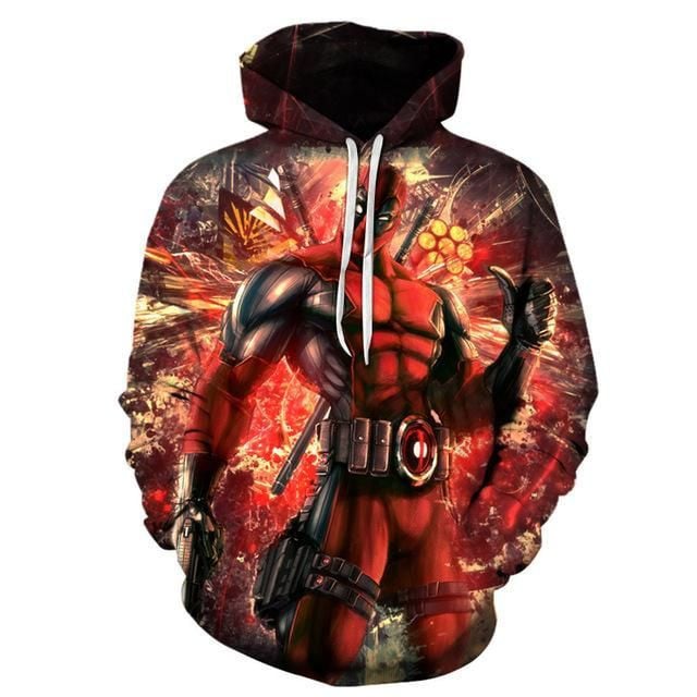 Deadpool 3d Sweatshirt Hoodie Moonbestprint
