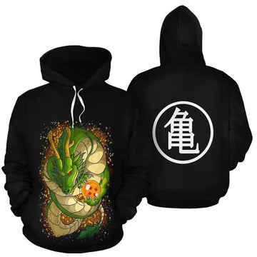 Dragon's Ball Shenron Over Print 3d Hoodie Zip Hoodie Moonbestprint