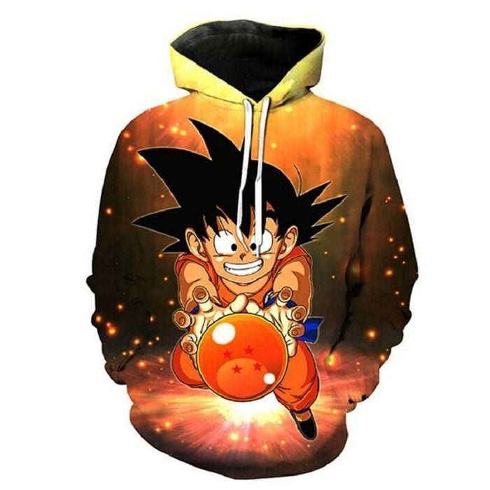 Goku Cartoon Dragon Ball Anime Manga 12 Over Print 3d Hoodie Zip Hoodie Moonbestprint