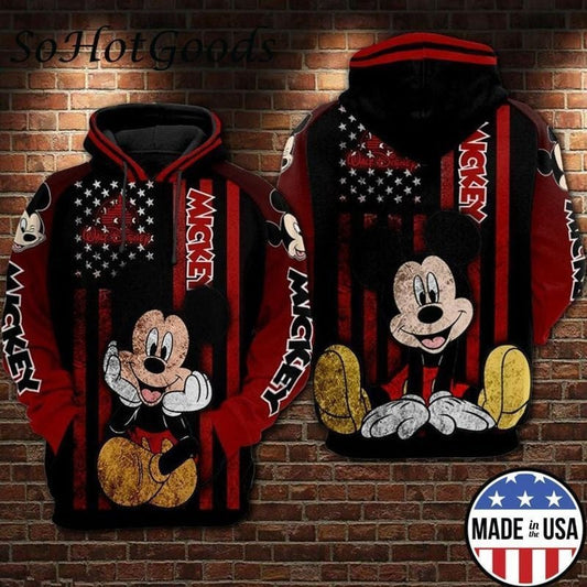 Mickey Disney Full Over Printing 3d Hoodie 454 Moonbestprint