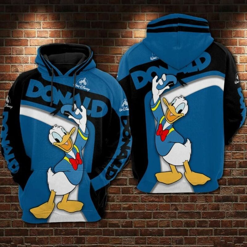 Donald Duck Movies Disney 6 Over Print 3d Hoodie Zip Hoodie Moonbestprint