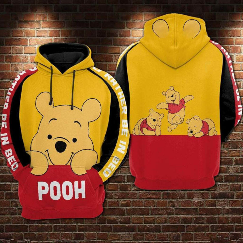 Winnie The Pooh Cute Movie 3d Hoodie Zip Hoodie Moonbestprint