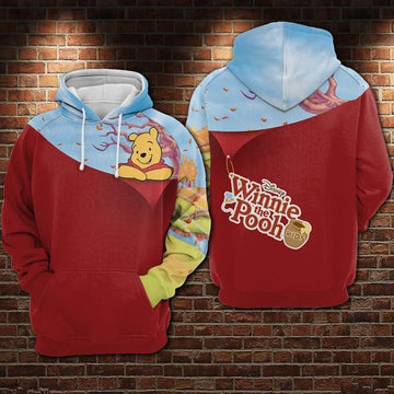 Disney Winnie The Pooh Over Print 3d Hoodie Zip Hoodie 731 Moonbestprint
