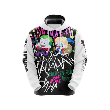 Suicide Squad Hoodie Suicide Squad Harley Quinn And Joker Mad Love 3d Hoodie Zip Hoodie Moonbestprint