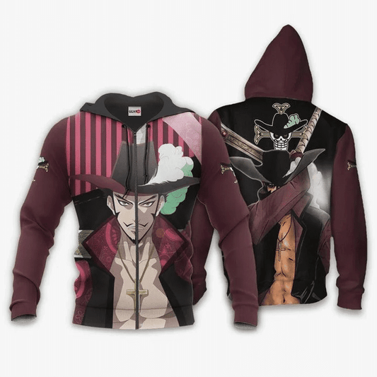 Dracule Mihawk One Piece Anime Manga For Men And Women 3d Hoodie Zip Hoodie Moonbestprint
