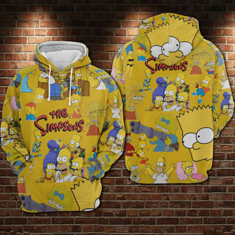 The Simpsons 02 Hoodie - Zip Hoodie Moonbestprint