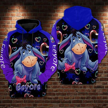 Eeyore The Mini Adventures Of Winnie The Pooh Disney 3d Hoodie Zip Hoodie 730 Moonbestprint