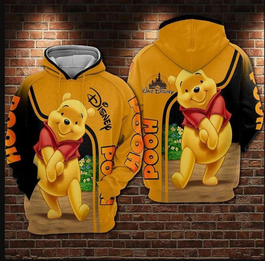 Disney Winnie The Pooh Over Print 3d Hoodie Zip Hoodie 812 Moonbestprint