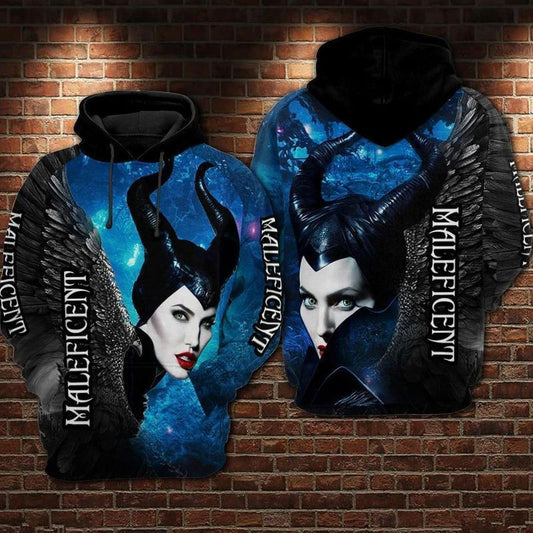 For Maleficent Lovers Galaxy Pattern 3d Hoodie Moonbestprint