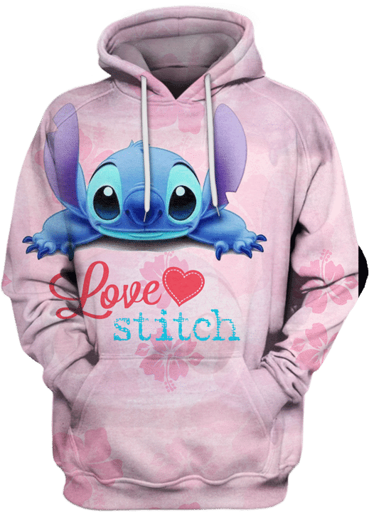 Anime Stitch Lilo Disney Hoodie 3d Moonbestprint
