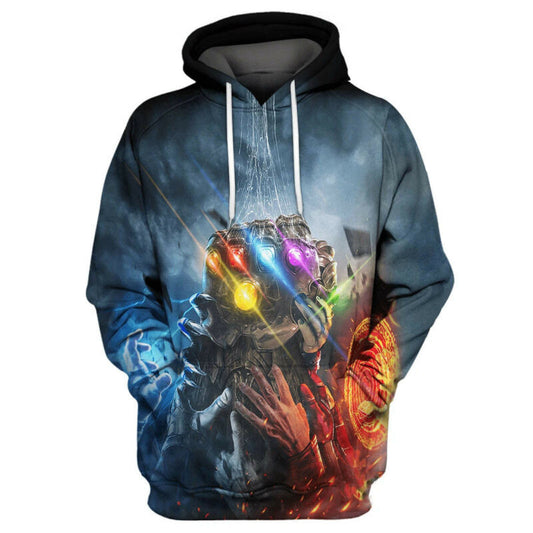 Thanos Hand Marvel 3d Hoodie Zip Hoodie Moonbestprint