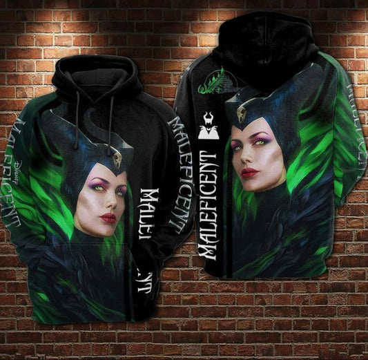 Maleficent Green 3d Hoodie Moonbestprint