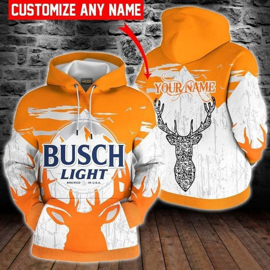 Busch Light Beer Hunter Full Printing Hoodie 3d Hoodie Moonbestprint