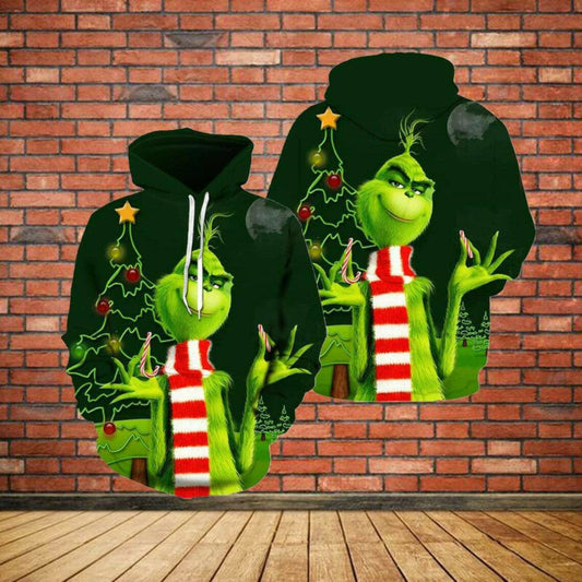 3d Hoodies For Fan |grinch Christmas-unisex Hoodie, Print 3d Hoodie Moonbestprint