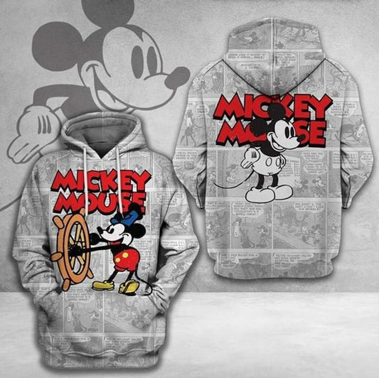 Mickey Mouse Disney Comic Full Printing Hoodie 3d Hoodie Moonbestprint