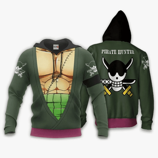 One Piece Roronoa Zoro Anime Manga For Men And Women 3d Hoodie Zip Hoodie Moonbestprint
