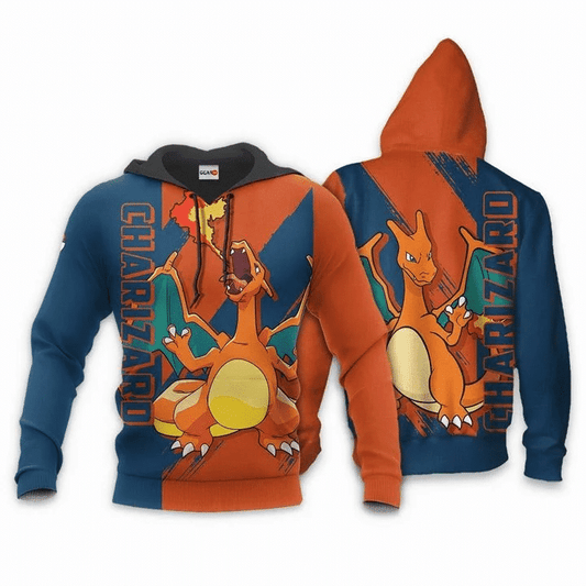 Charizard Pokemon Anime Manga For Men And Women 3d Hoodie Zip Hoodie Moonbestprint