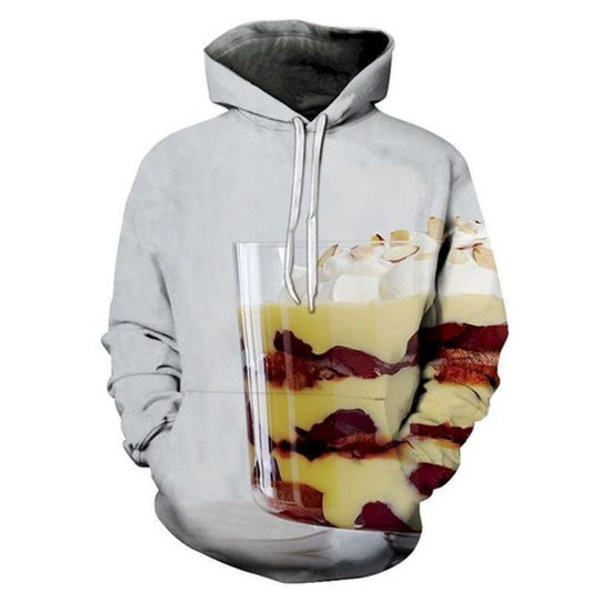 Layers Of Cake Food All Over Printed 3d Hoodie Moonbestprint