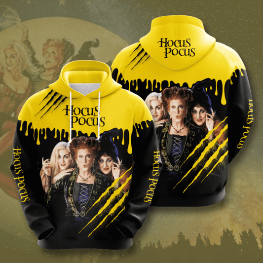 Hocus Pocus Halloween Design Gift For Fan Custom 3d Hoodie All Over Printed Hoodie 1 Moonbestprint