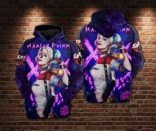 Harley Quinn Hoodie 3d Moonbestprint