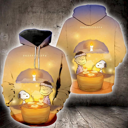Disney Snoopy Charlie Brown Lover 3d Hoodie Zip Hoodie 1012 Moonbestprint