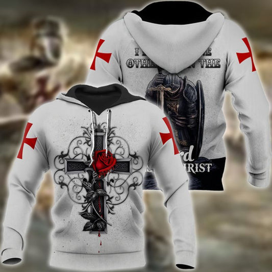 Knight God Jesus Rose For Men For Women All Over Printing 3d Hoodie Moonbestprint