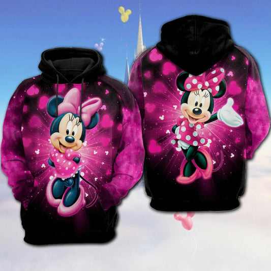 Mickey Mouse Bling 3d Hoodie Zip Hoodie Moonbestprint